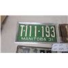 Image 3 : Four Manitoba License Plates: 1928, 1931, 1933, and 1935
