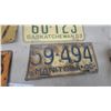 Image 4 : Vintage Canadian License Plates: 1945 and 1946 Manitoba, 1940 Ontario, 1953 Saskatchewan
