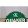 Image 6 : Quaker State Motor Oil Tombstone Metal Sign, "Guaranteed 100 Per Cent Pure"
