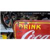 Image 6 : 1941 "Drink Coca-Cola Ice Cold" Porcelain Enamel Advertising Sign 47”×93”