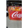 Image 7 : 1941 "Drink Coca-Cola Ice Cold" Porcelain Enamel Advertising Sign 47”×93”