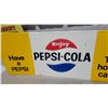 Image 2 : 1966 Pepsi-Cola "Have a Pepsi" and "Take Home a Carton" tin embossed Advertising Sign 17.6”×47”