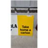Image 5 : 1966 Pepsi-Cola "Have a Pepsi" and "Take Home a Carton" tin embossed Advertising Sign 17.6”×47”