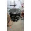 Image 1 : Multi-Tiered Metal hardware store nail Carousel Display Rack with Radial Compartments and