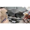 Image 4 : Multi-Tiered Metal hardware store nail Carousel Display Rack with Radial Compartments and