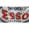 Image 2 : Imperial Esso Dealer Double-Sided Porcelain Enamel Oval Sign, 40” × 60”