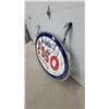 Image 6 : Imperial Esso Dealer Double-Sided Porcelain Enamel Oval Sign, 40” × 60”