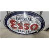 Image 8 : Imperial Esso Dealer Double-Sided Porcelain Enamel Oval Sign, 40” × 60”