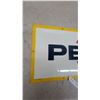 Image 4 : 1969 Pepsi Metal Advertising Sign with Yellow Border,, 12” × 29”