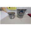 Image 1 : Two North Star Oil William Penn Medium Gun Lubricant Pails: 25 lb and 10 lb