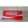 Image 3 : Vintage "Enjoy Coca-Cola" Double-Sided Metal Advertising Sign With White Swoosh Design 10”×22”