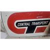 Image 3 : Vintage Central Transport Metal Advertising Sign with Red "C" Logo 30”×50”