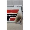 Image 4 : Vintage Central Transport Metal Advertising Sign with Red "C" Logo 30”×50”