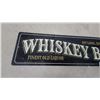 Image 2 : Vintage-Style "Whiskey Bar Finest Old Liquor Sit Long, Sip Slow" Decorative Metal Sign 9”×36”