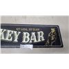 Image 3 : Vintage-Style "Whiskey Bar Finest Old Liquor Sit Long, Sip Slow" Decorative Metal Sign 9”×36”