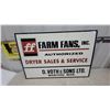 Image 1 : Farm Fans Inc. Authorized Dryer Sales and Service Sign, D. Voth and Sons Ltd. Manitou, Manitoba