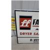 Image 2 : Farm Fans Inc. Authorized Dryer Sales and Service Sign, D. Voth and Sons Ltd. Manitou, Manitoba