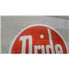 Image 2 : Vintage "Pride" R501 Dairy Route Sign, malmac, Red and Blue Ribbon Design 16”×22”