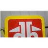 Image 2 : Home hardware metal Sign, Red and Yellow with Stacked "M" Logo 33.6”×36.6”