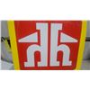 Image 3 : Home hardware metal Sign, Red and Yellow with Stacked "M" Logo 33.6”×36.6”