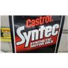Image 3 : Castrol Syntec Synthetic Motor Oils Authorized Dealer metal 2 sided Sign 24”×29”