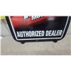 Image 4 : Castrol Syntec Synthetic Motor Oils Authorized Dealer metal 2 sided Sign 24”×29”