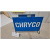 Image 2 : Vintage Chryco Metal Advertising tire stand Sign with Wire Frame