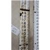 Image 3 : Set of 3 Province of Manitoba Water Resources Branch Enamel Water Level Staff Gauges, 0.0-8.9 Feet