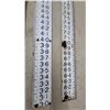 Image 5 : Set of 3 Province of Manitoba Water Resources Branch Enamel Water Level Staff Gauges, 0.0-8.9 Feet