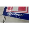 Image 3 : Purina Dealer "Wana" Checkerboard metal embossed Advertising Sign 30”×70”