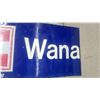 Image 4 : Purina Dealer "Wana" Checkerboard metal embossed Advertising Sign 30”×70”