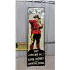 Image 1 : Drewrys Dry Ginger Ale, Lime Rickey, and Crystal Soda Embossed Tin Mountie Sign