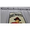 Image 3 : Drewrys Dry Ginger Ale, Lime Rickey, and Crystal Soda Embossed Tin Mountie Sign