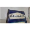 Image 2 : Vintage B.F. Goodrich Tires Vertical Metal Advertising Sign, Red, White and Blue 17”×70”