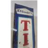 Image 3 : Vintage B.F. Goodrich Tires Vertical Metal Advertising Sign, Red, White and Blue 17”×70”