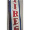 Image 4 : Vintage B.F. Goodrich Tires Vertical Metal Advertising Sign, Red, White and Blue 17”×70”