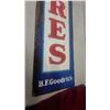 Image 5 : Vintage B.F. Goodrich Tires Vertical Metal Advertising Sign, Red, White and Blue 17”×70”