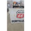Image 6 : 1956 Phillips 66 Fertilizer metal Dealership Sign with Shield Logo 48”×60”