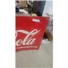 Image 5 : Vintage Coca-Cola "Always Refreshing" Metal embossed Advertising Sign, 1940s-1950s 59”×36”