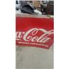 Image 6 : Vintage Coca-Cola "Always Refreshing" Metal embossed Advertising Sign, 1940s-1950s 59”×36”