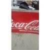 Image 7 : Vintage Coca-Cola "Always Refreshing" Metal embossed Advertising Sign, 1940s-1950s 59”×36”
