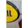 Image 3 : Pennzoil Oval Service Station lense Sign with Red Bell Logo 60”×35”