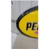 Image 4 : Pennzoil Oval Service Station lense Sign with Red Bell Logo 60”×35”