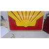 Image 4 : Vintage Shell Oil Company Vacuum-Formed Plastic Pecten Logo Sign Face 60”×60”