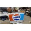 Image 1 : Vintage Pepsi Illuminated Light-Up Box Sign with Globe Logo, 2-Sided