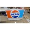 Image 9 : Vintage Pepsi Illuminated Light-Up Box Sign with Globe Logo, 2-Sided