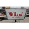 Image 2 : Vintage Willard Battery Rack with Metal Topper Sign, 3-Tier, 46”