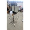 Image 5 : Vintage Willard Battery Rack with Metal Topper Sign, 3-Tier, 46”