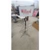 Image 6 : Vintage Willard Battery Rack with Metal Topper Sign, 3-Tier, 46”