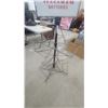 Image 8 : Vintage Willard Battery Rack with Metal Topper Sign, 3-Tier, 46”